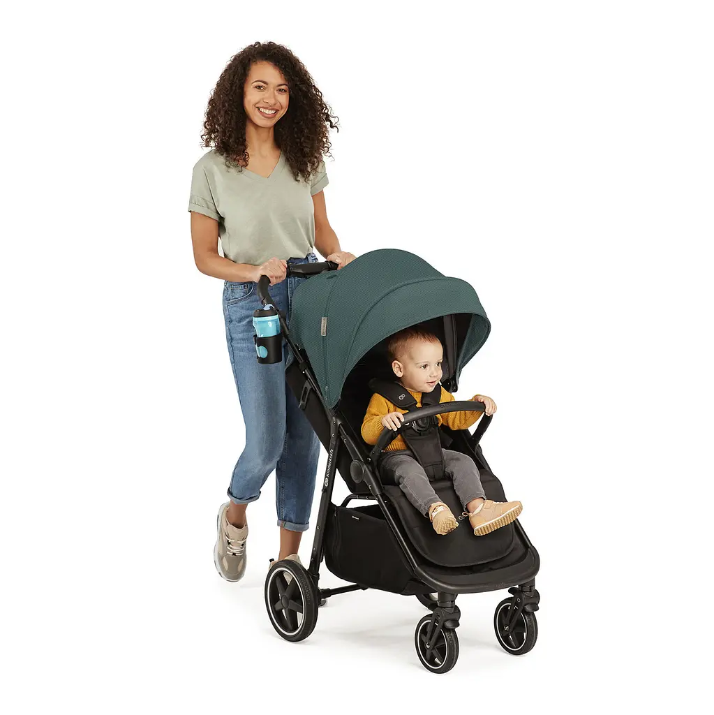Прогулянкова коляска Kinderkraft Route Platinum Grey - фото 7
