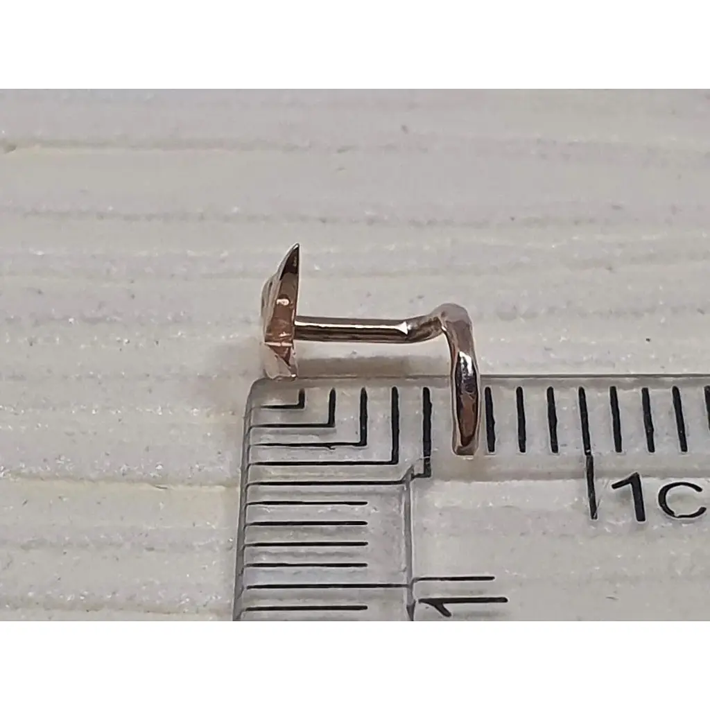 Золота сережка-пірсинг Dear в ніс Dear. 1012 - фото 4