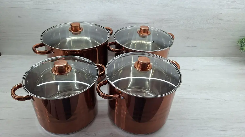 Набор кастрюль с крышками Royalty Line RL-SP8C из нержавеющей стали - фото 2