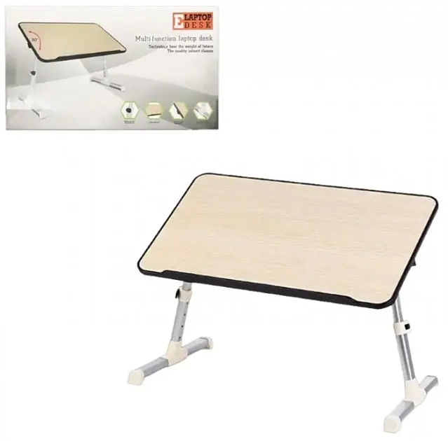 Столик для ноутбука Laptop Desk Ergonomic A8 - фото 3