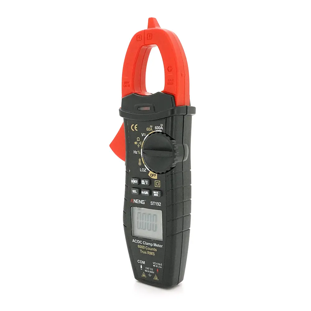 Токовые клещи Aneng ST192 Измерение: V (AC/DC) A (AC/DC) Ω, C, Hz, °C/°F (NCV, True RMS) - фото 5
