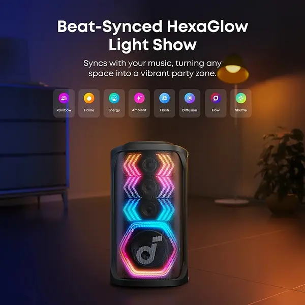 Портативна акустика Anker SoundСore Rave 3S Black - фото 14