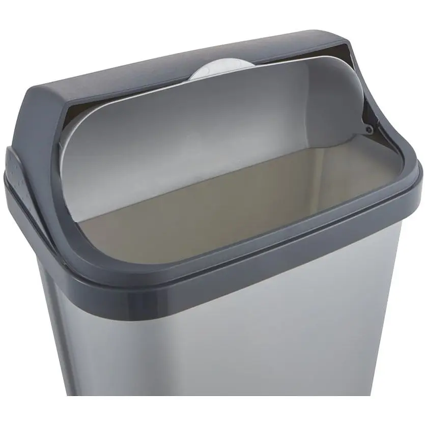 Відро для сміття Keeeper Rolltop 10 л світло-сірий (0453.1) - фото 3