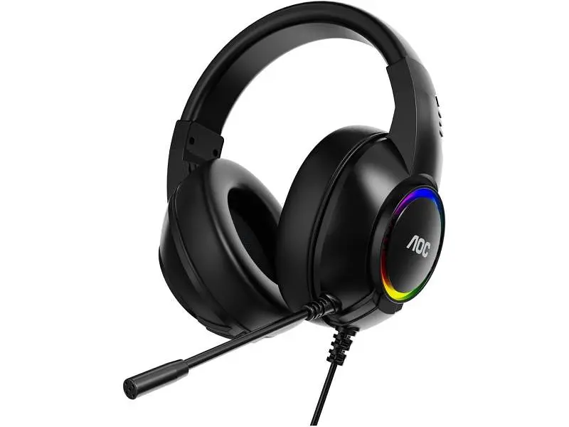 Навушники з мікрофоном AOC ACG2510BK RGB Black - фото 4