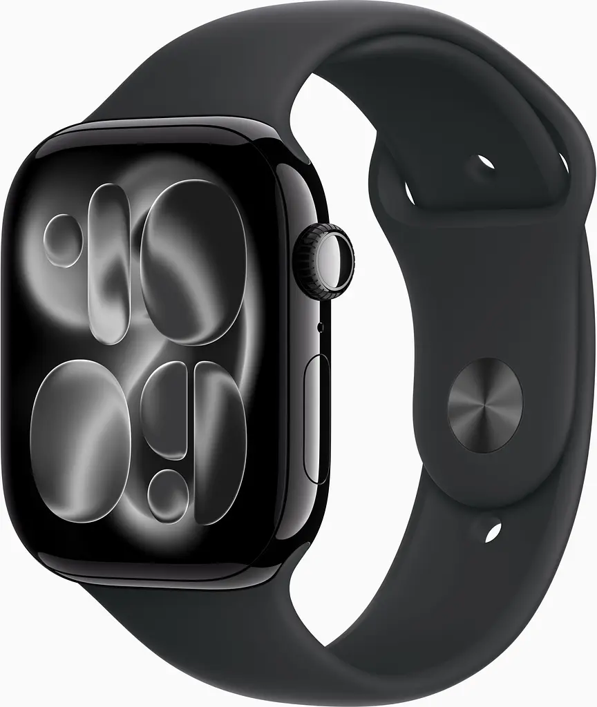 Смарт-часы Apple Watch Series 11 GPS 46mm Jet Black Alu. Case w. Black S. Band - M/L (MEUX4) - фото 2