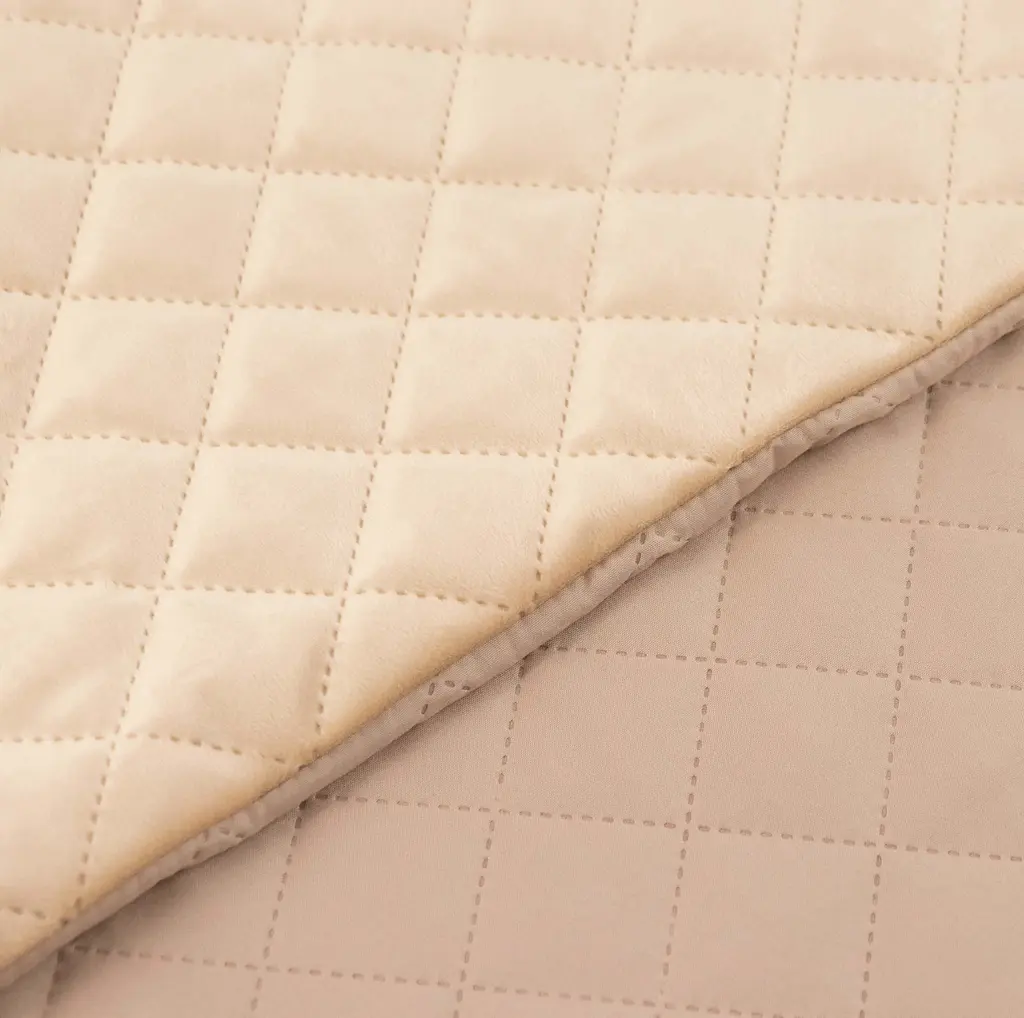 Чохол на подушку Руно 50х70 VeLour "Beige ромб" (382.55_Beige ромб) - фото 4