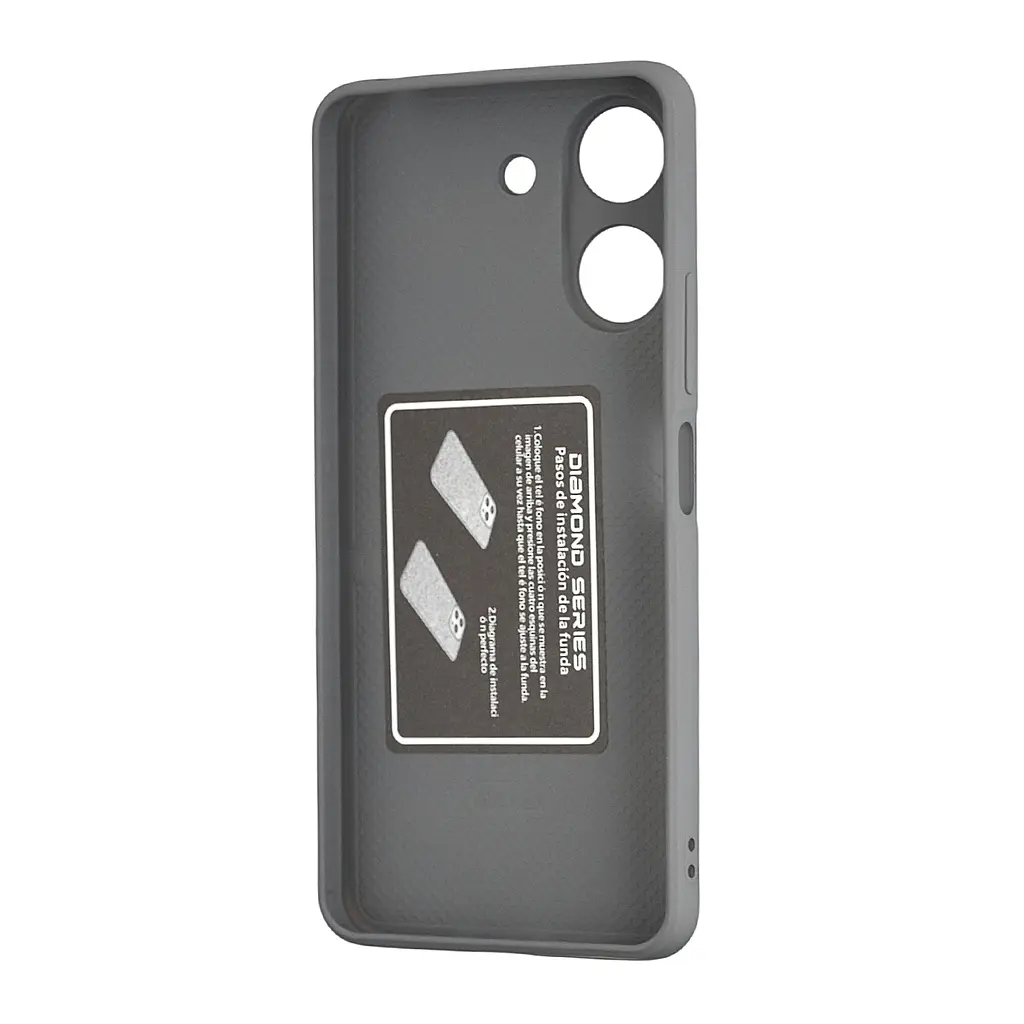 Чохол Star Diamond Xiaomi Redmi 13C 4G/Poco C65 Silver Black - фото 3