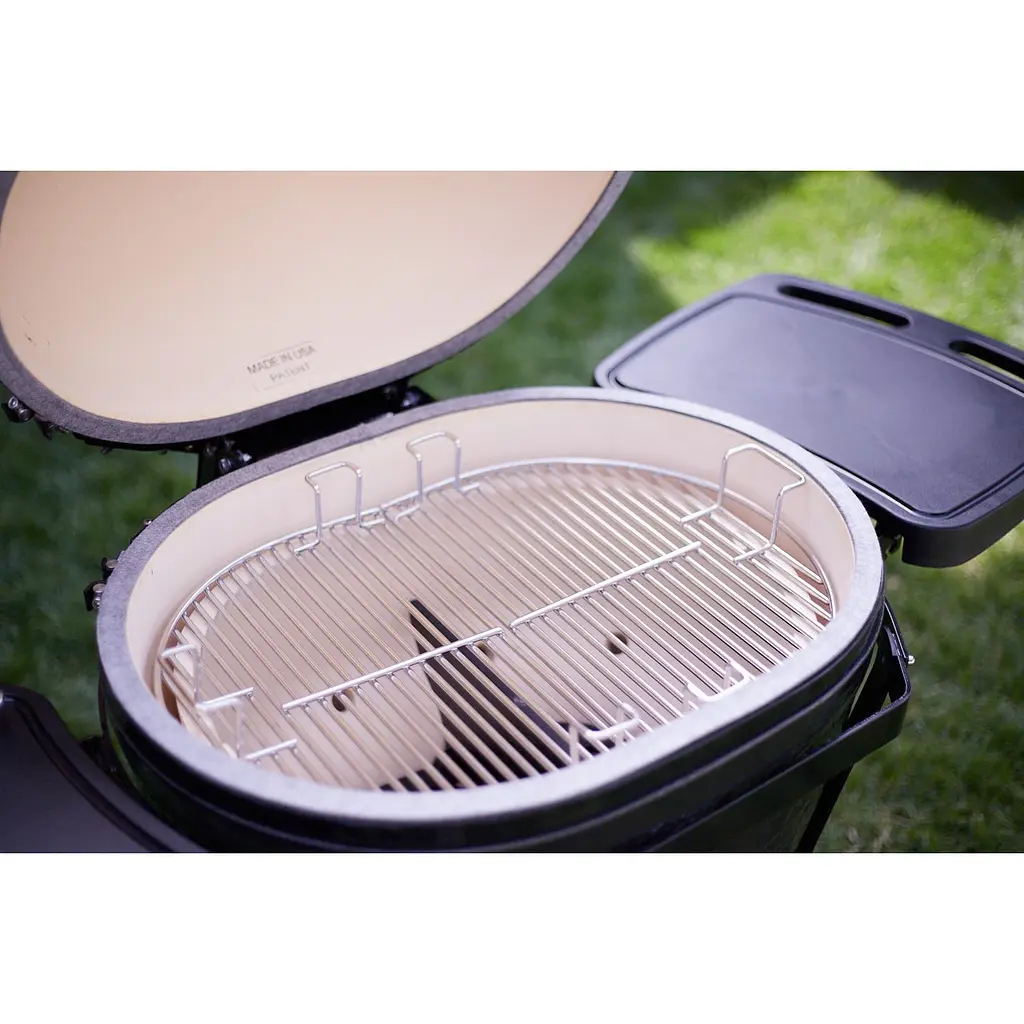 Керамический угольный гриль Primo Large Oval All in One (PGCLGCG) - фото 8