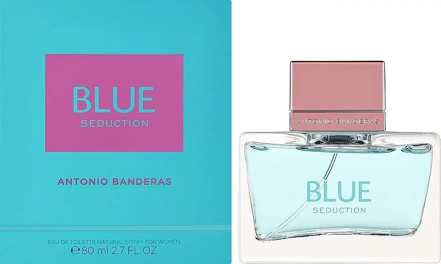 Туалетна вода Antonio Banderas Blue Seduction Woman 80 мл - фото 2