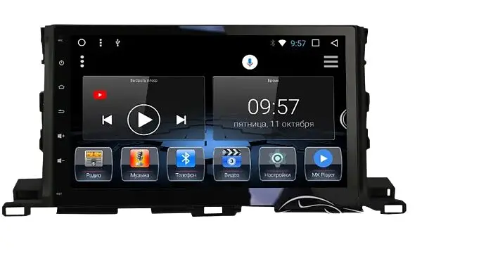 Автомагнитола XPRO штатная Toyota Highlander 2015 (10") Android 10.1 (4/32) черный (Toyota Highlander 2015_9600) - фото 5