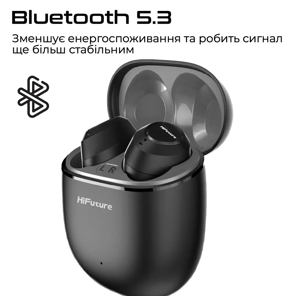 Навушники HiFuture OlymBuds3 Black (olymbuds3.black) - фото 2