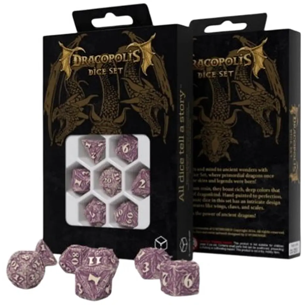 Набор кубиков Dracopolis Dice Set: Yucatan Featherwing , 7 шт. (SDCP02) - фото 1