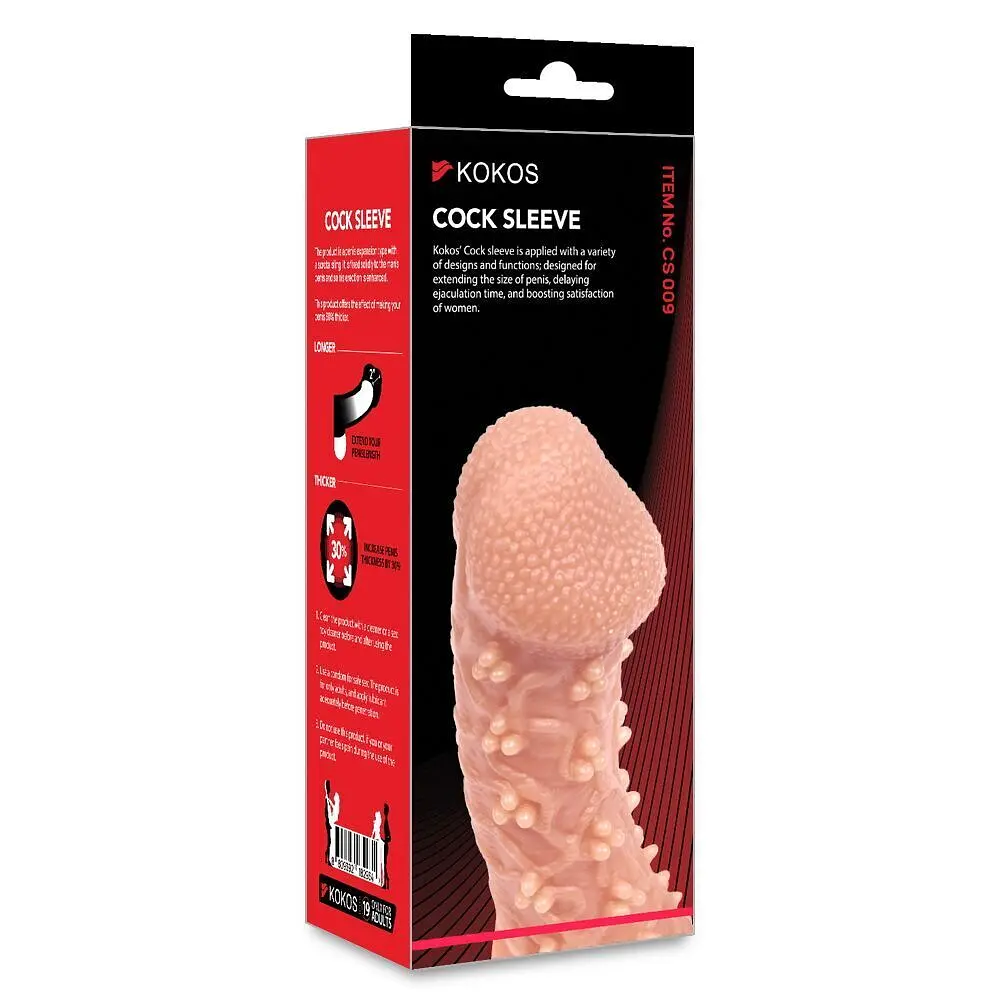 Насадка на член Kokos Cock Sleeve CS 009, S - фото 9