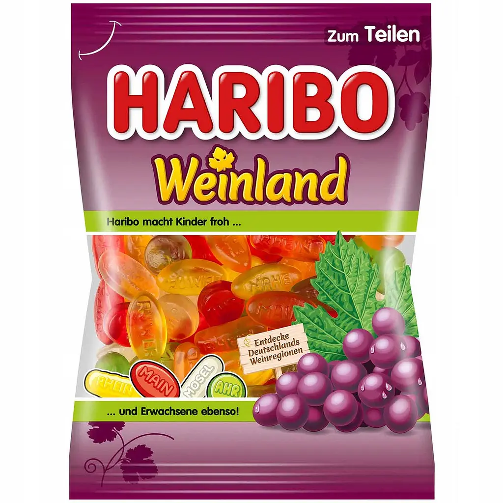 Желейні цукерки Haribo Weinland 175 г.