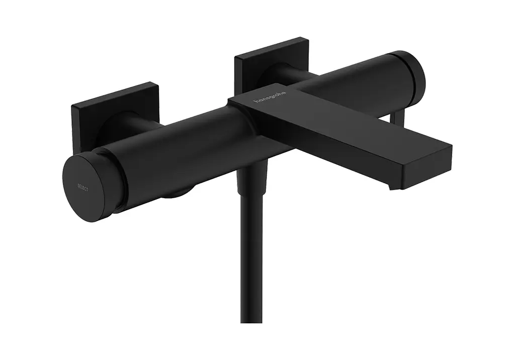 Змішувач для ванни Hansgrohe Tecturis E matt black 73420670