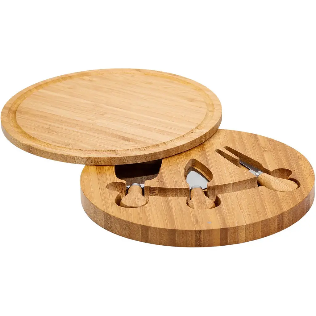 Доска Yiwu для подачи сыра с ножами и колпаком HP1230 - фото 4