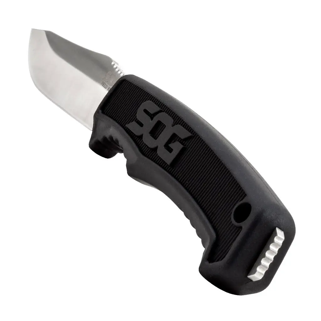 Нож SOG Field Knife Черный-Серый - фото 4