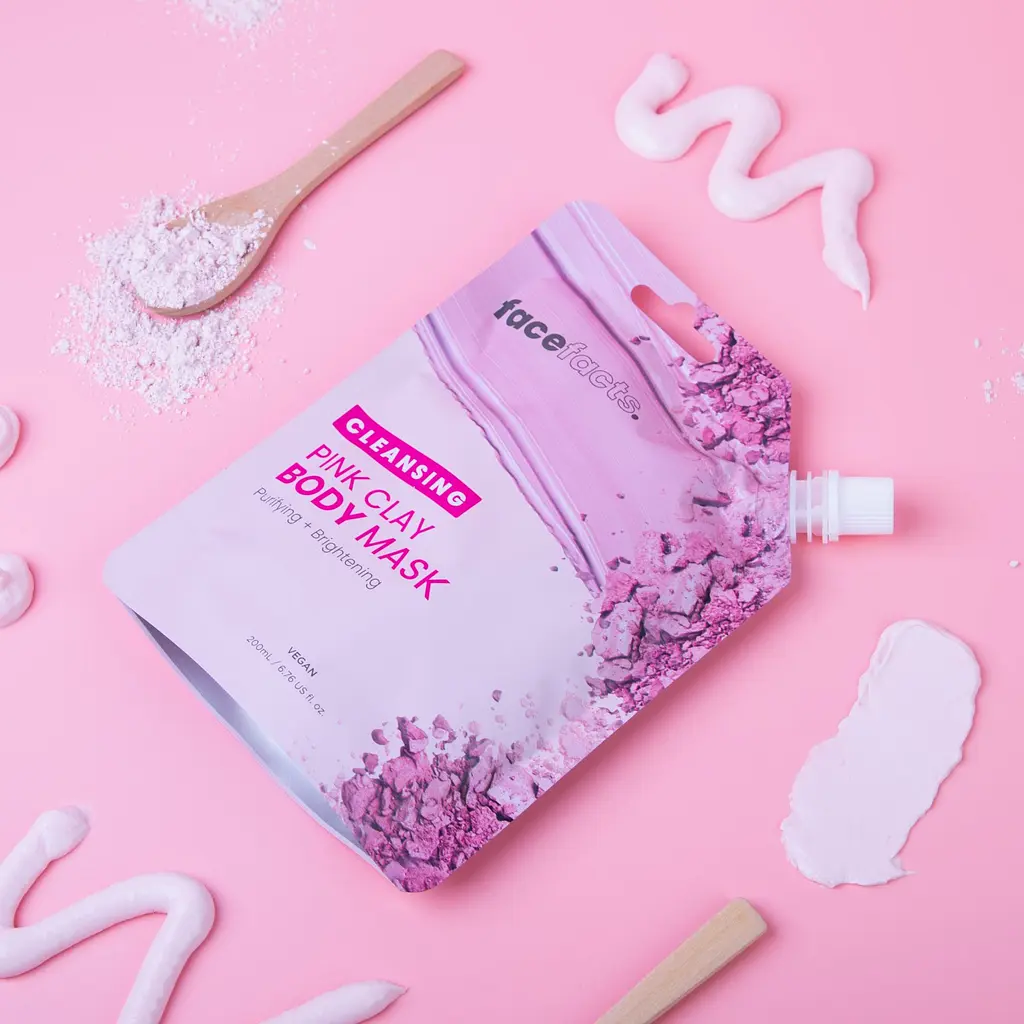Маска для тіла Face Facts Cleansing Pink Clay Body Mask очищувальна 200 мл - фото 3