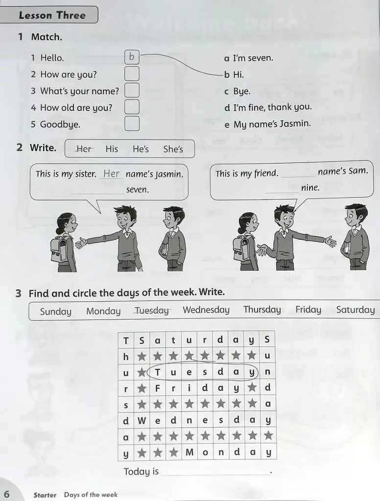 Family and Friends. Level 2. Workbook with Online Practice - фото 6