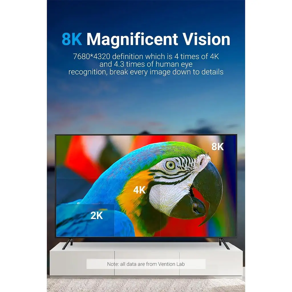 Кабель Vention HDMI-HDMI V 2.1 1.5 м (ALCIG) - фото 5