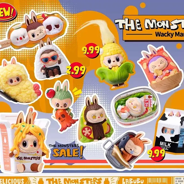 Іграшка-сюрприз з колекційною фігуркою Pop Mart The Monsters Серія Wacky Mart (MWM-01) - фото 17