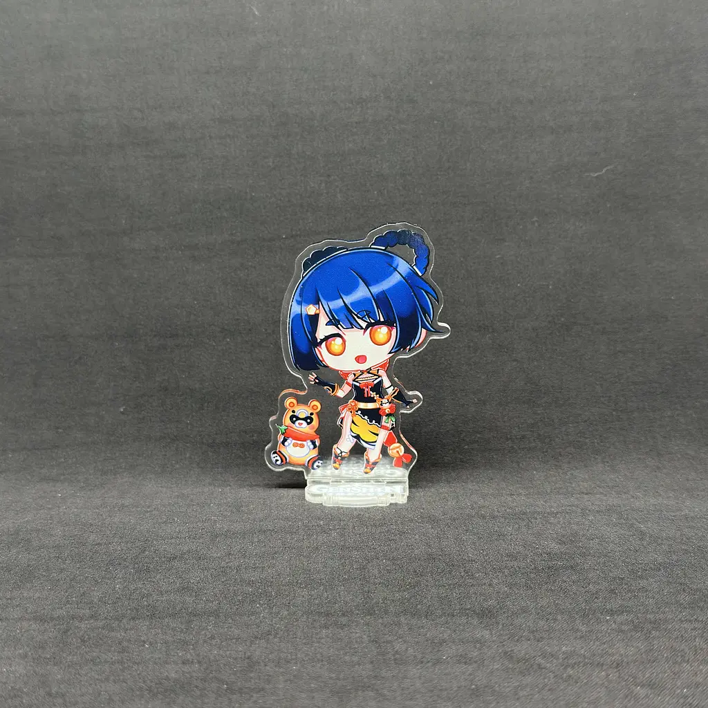 Акрилова колекційна фігурка Геншин Імпакт - Genshin Impact Chibi Сян Лін 10 см - фото 2