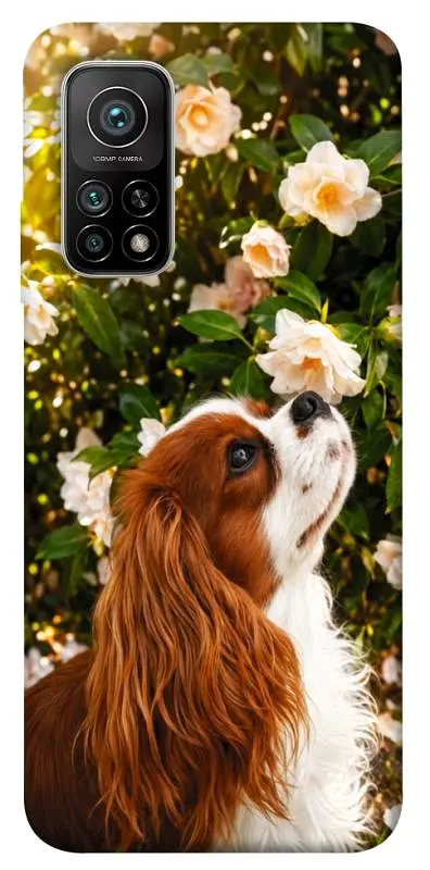 TPU чохол Demsky Flower spaniel для Xiaomi Mi 10T