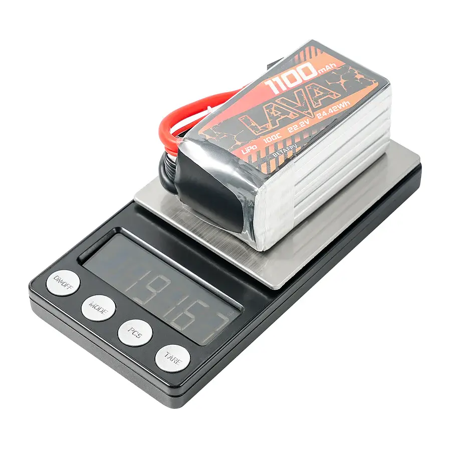 Акумулятор BetaFPV LAVA 6S 1100mAh LiPo – 6s батарея для Cinewoop дронів - фото 3