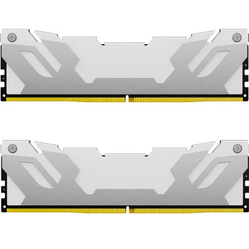 Модуль пам'яті для комп'ютера DDR5 32GB (2x16GB) 6400 MHz Renegade White XMP Kingston Fury (ex.HyperX) (KF564C32RWK2-32) - фото 2