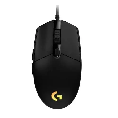 Миша Logitech G102 LIGHTSYNC, Black, USB, оптична, 200-8000 dpi, RGB-підсвічування LIGHTSYNC, 6 програмованих механічних кнопок із пружинним механізмом, 2.1 м (910-005823) - фото 2