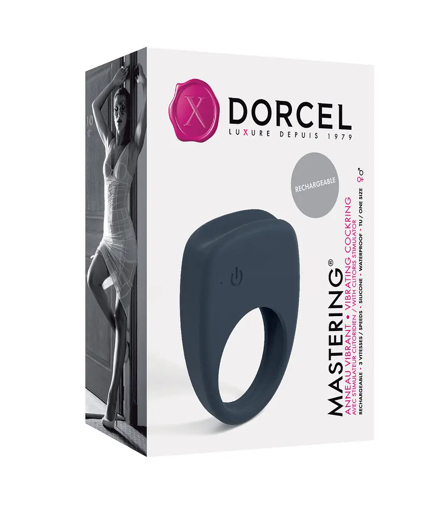 Ерекційне кільце з вібрацією Marc Dorcel Mastering Dorcel SO1346 88099 - фото 6