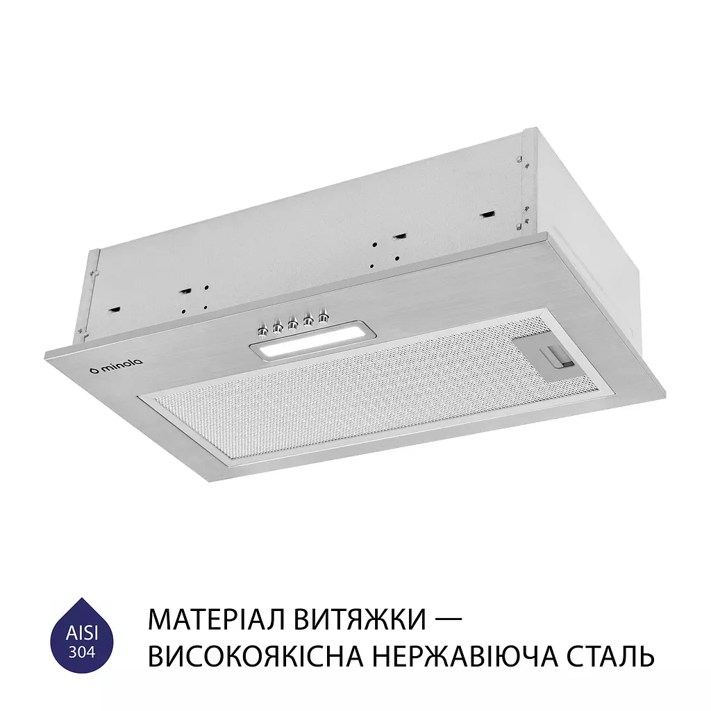 Витяжка повновбудована MINOLA HBI 5025 I LED - фото 3