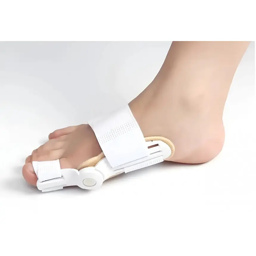 Ортопедичний силіконовий випрямляч коректор фіксатор вальгусна шина для великого пальця White (16526) - фото 3
