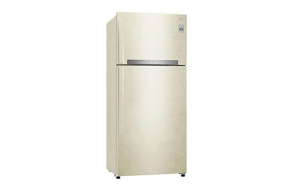 Холодильник LG GN-H702HEHZ 180х73х78см 2 дв холодильне відділення 378 л морозильне відділення 129 л A++,NF Бежевий (GN-H702HEHZ) - фото 3