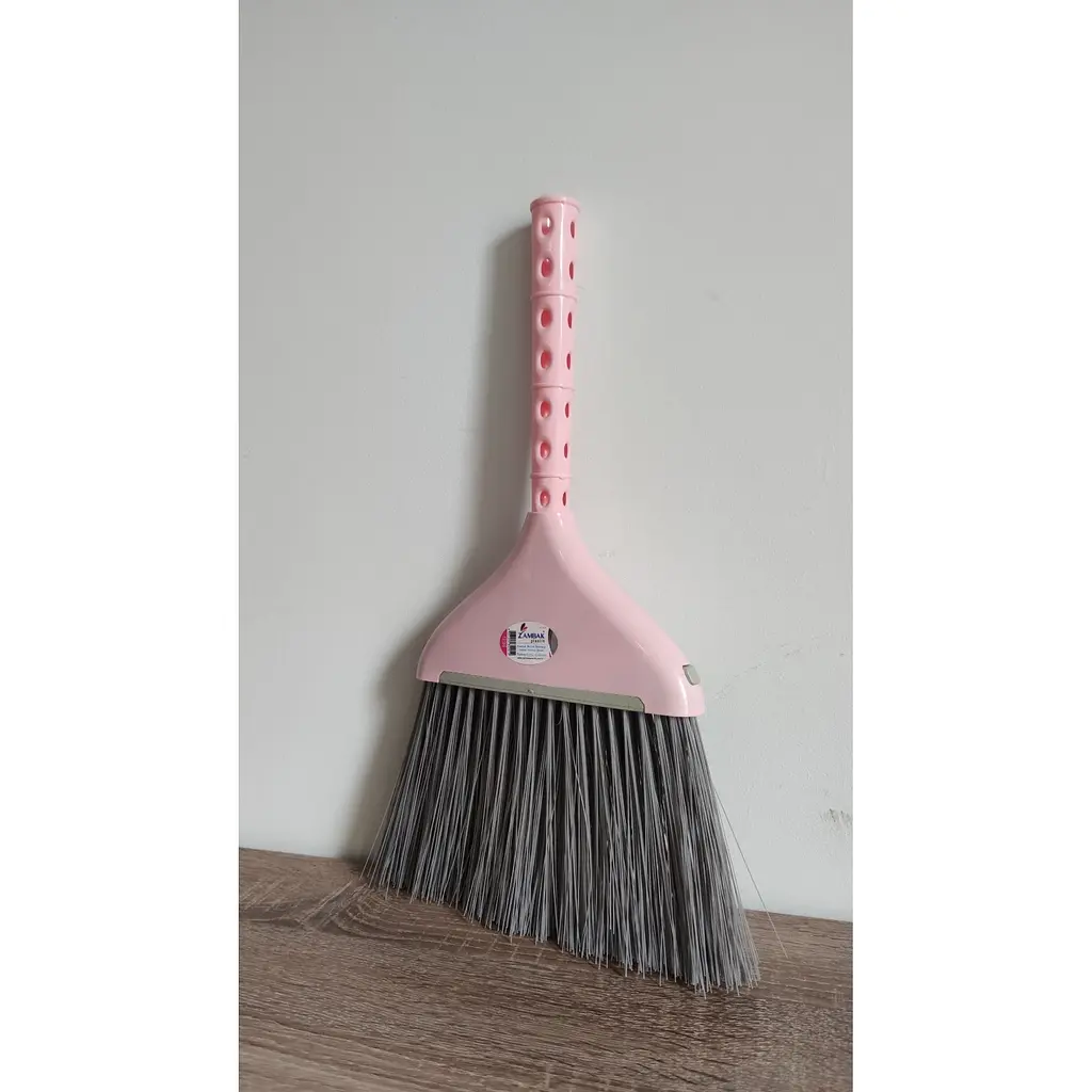 Веник Zambak Plastik пластиковый для уборки 43 см розовый (ZP-201p) - фото 5