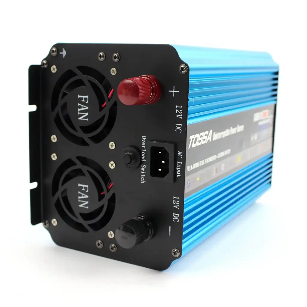 Перетворювач напруги (інвертор) Tossa 12V -220V/800W Чистий Синус З функцією Зарядки (TAS800R-12X-800W) - фото 5