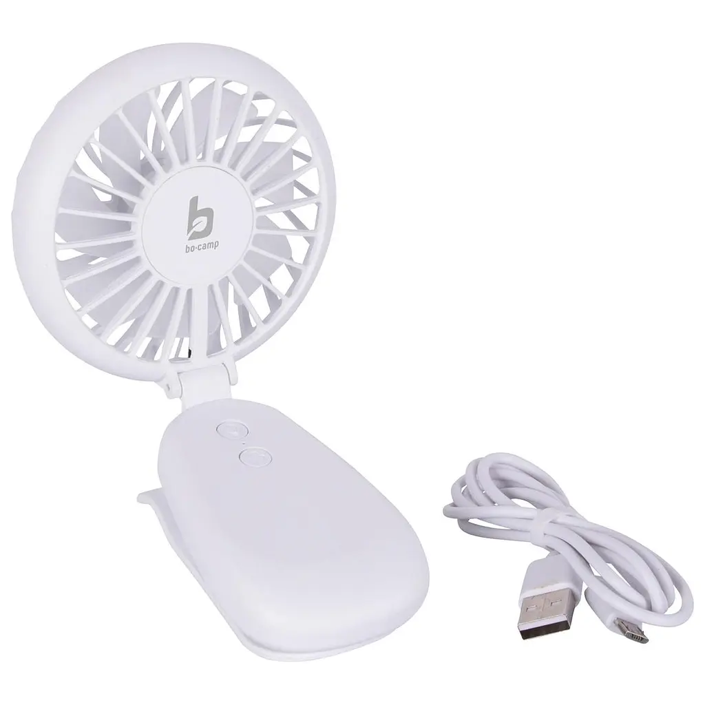 Вентилятор Bo-Camp Mini Fan With Clamp White акумуляторний (8520960) - фото 2