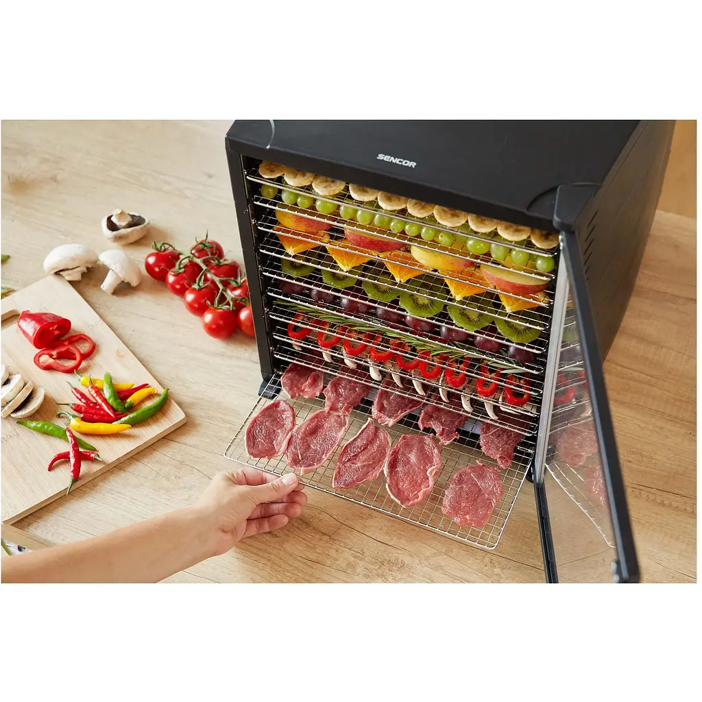Сушилка для овощей и фруктов Sencor SFD 7000BK - фото 21