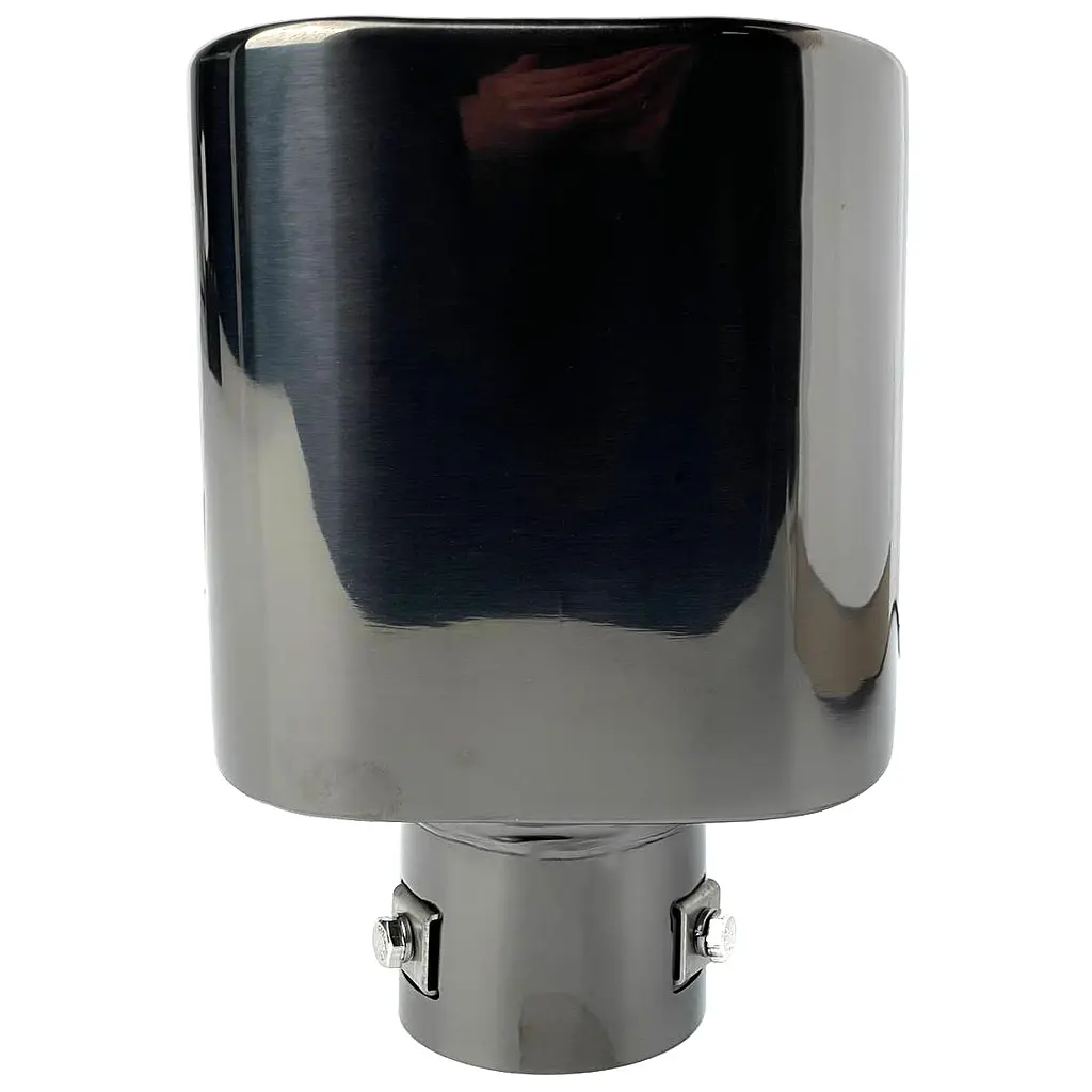 Насадка на глушник Vitol 203x135-63x60 мм Темний Хром (НГ-0109-BK) - фото 2