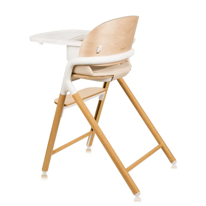 Стільчик для годування Lionelo Celia Natural Wood (LO-CELIA WHITE NATURAL WOOD) - фото 4