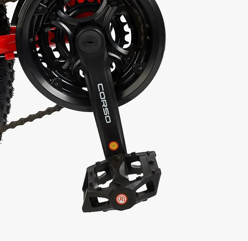 Велосипед Спортивный 24" G-24604 Corso «Genesis» рама стальная 11’’, оборудование Saiguan, 21 скорость, собран на 75% - фото 4