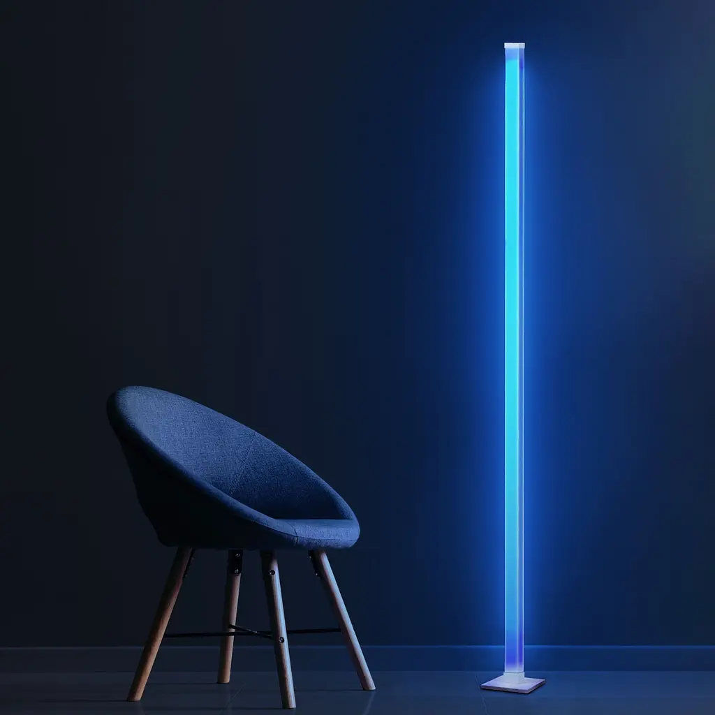 Торшер Polux Goldlux 325211 Magical Led 1x7W RGB IP20 Белый - фото 4