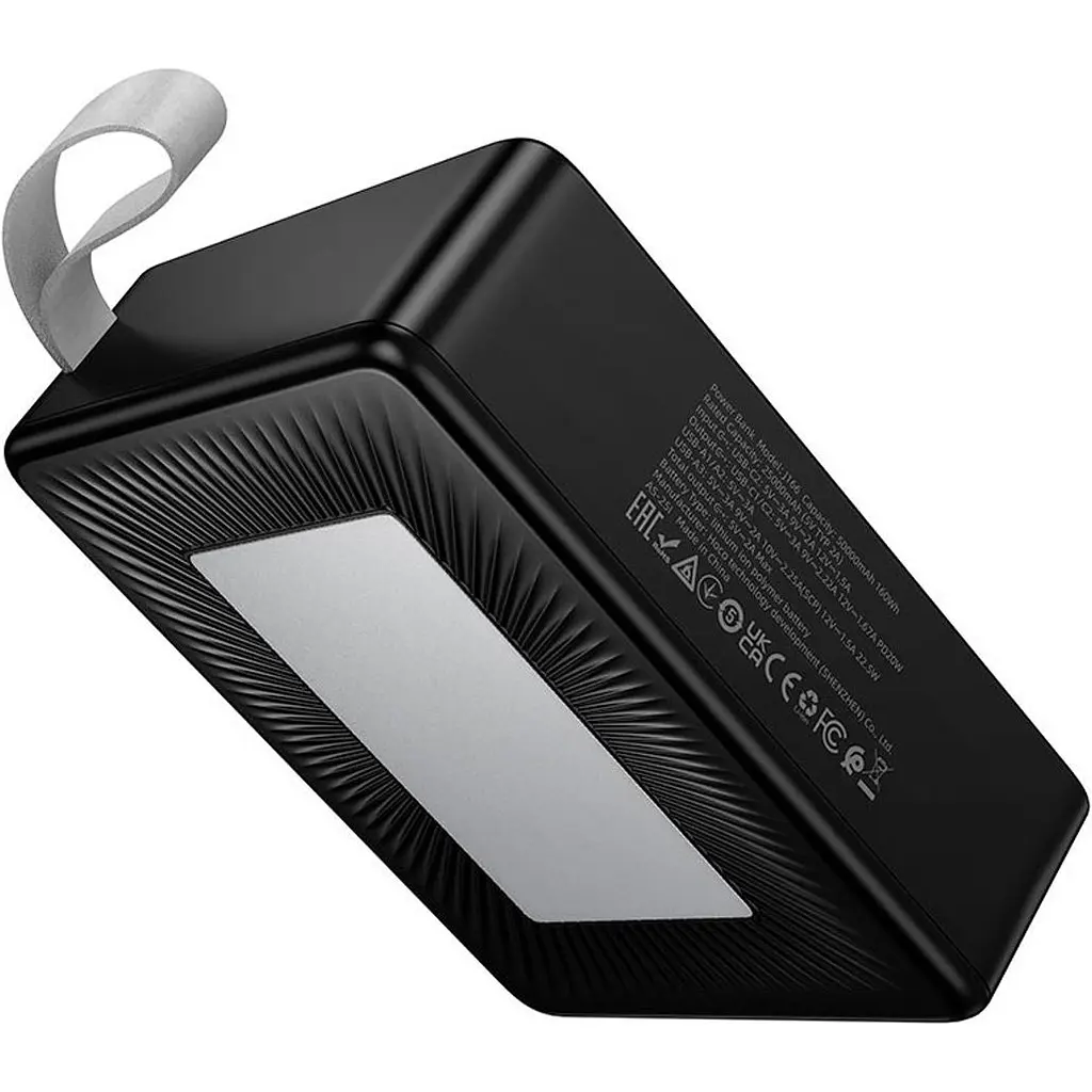 Зовнішній акумулятор Hoco J166 Carretera 50000mAh 22.5W Black [165927] - фото 5