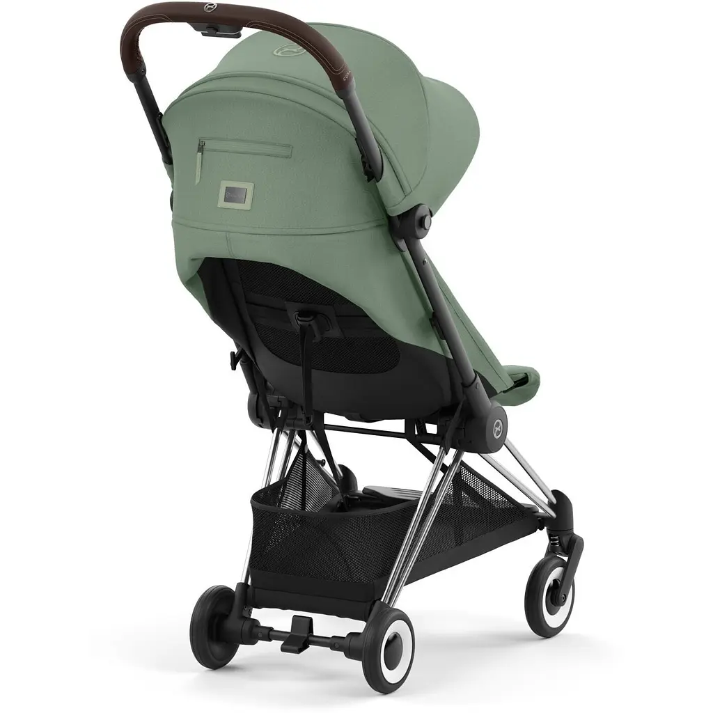 Коляска Cybex Coya Chrome Dark Brown Leaf Green  (522004425) - фото 6