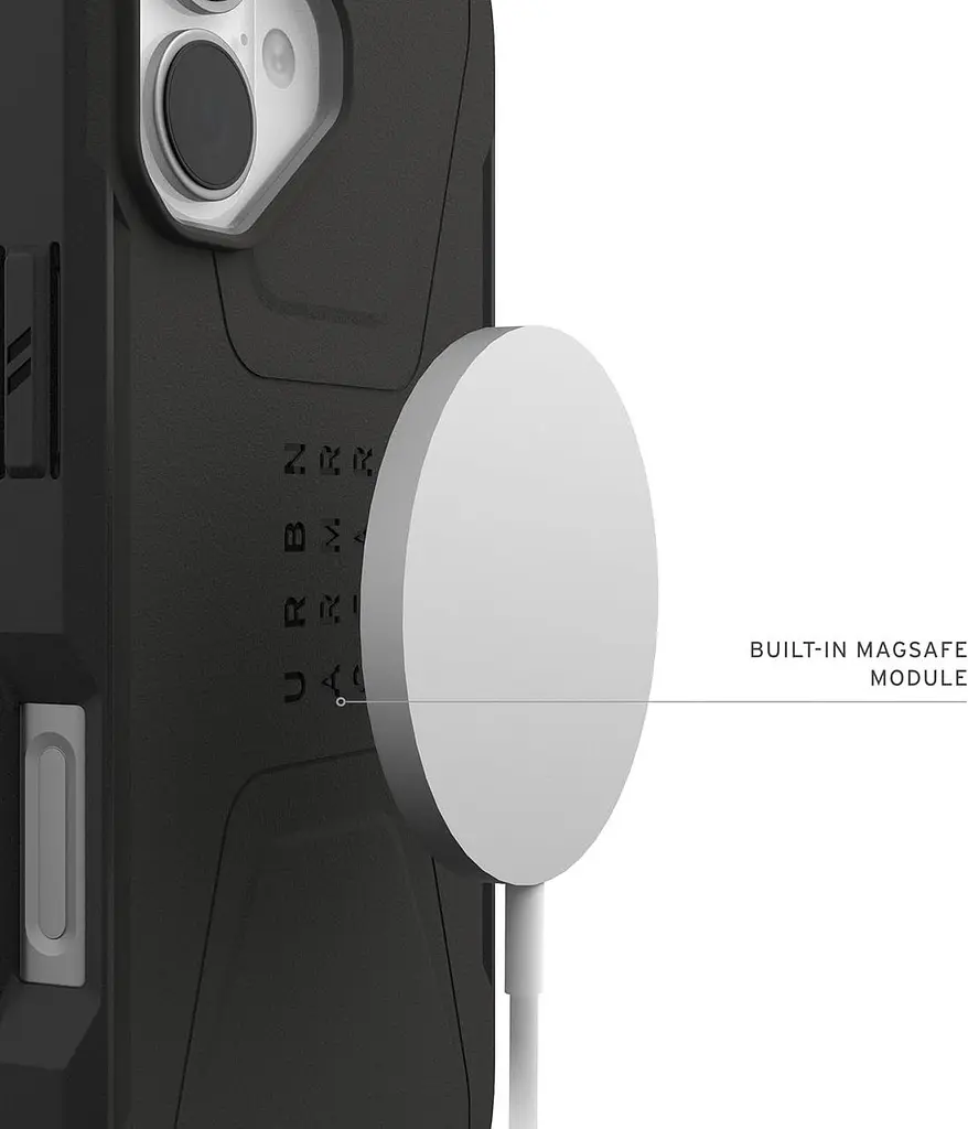 Чохол протиударний для iPhone 17 UAG Civilian MagSafe Black 114547114040 - фото 9