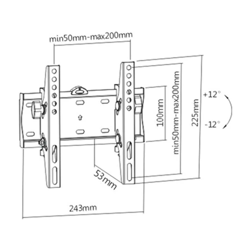 Кронштейн Gembird WM-42T-02 - фото 3