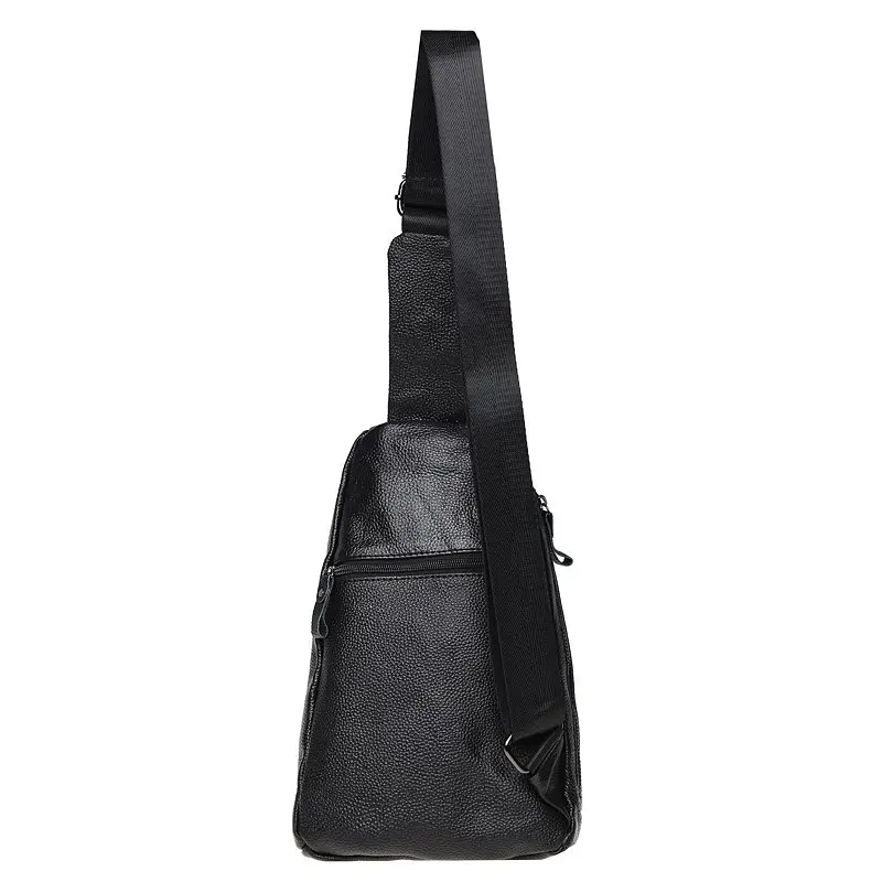 Чоловічий рюкзак Borsa Leather K1029 32x21x5 см Чорний (11003) - фото 3