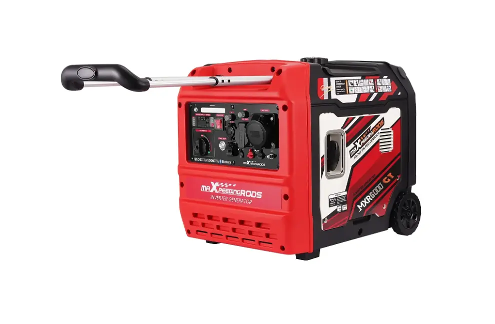 Генератор инверторный БЕНЗИНОВЫЙ MXR6000GT (5,5kW), однофазний, 220V, 50Hz, об'єм бака 11.5л, електростартер, Bluetooth - фото 6