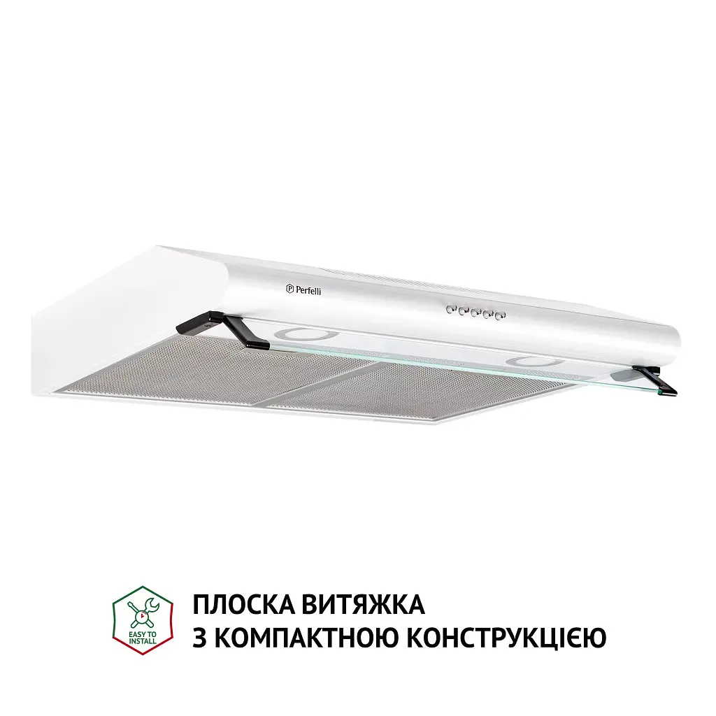 Витяжка плоска Perfelli PL 6042 W LED - фото 2