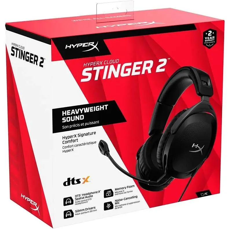 Гарнітура HyperX Cloud Stinger 2 3.5 mm Black (519T1AA) - фото 10